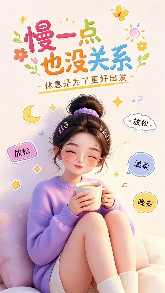 慢一点 也没关系