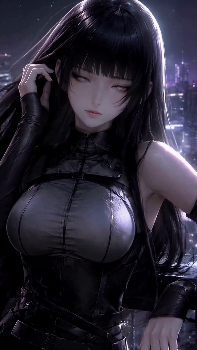 夜色霓虹少女