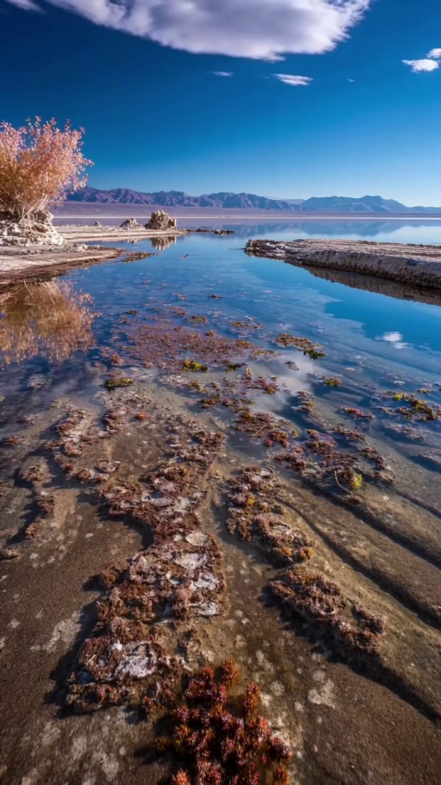 盐沼晴川，水映苍山