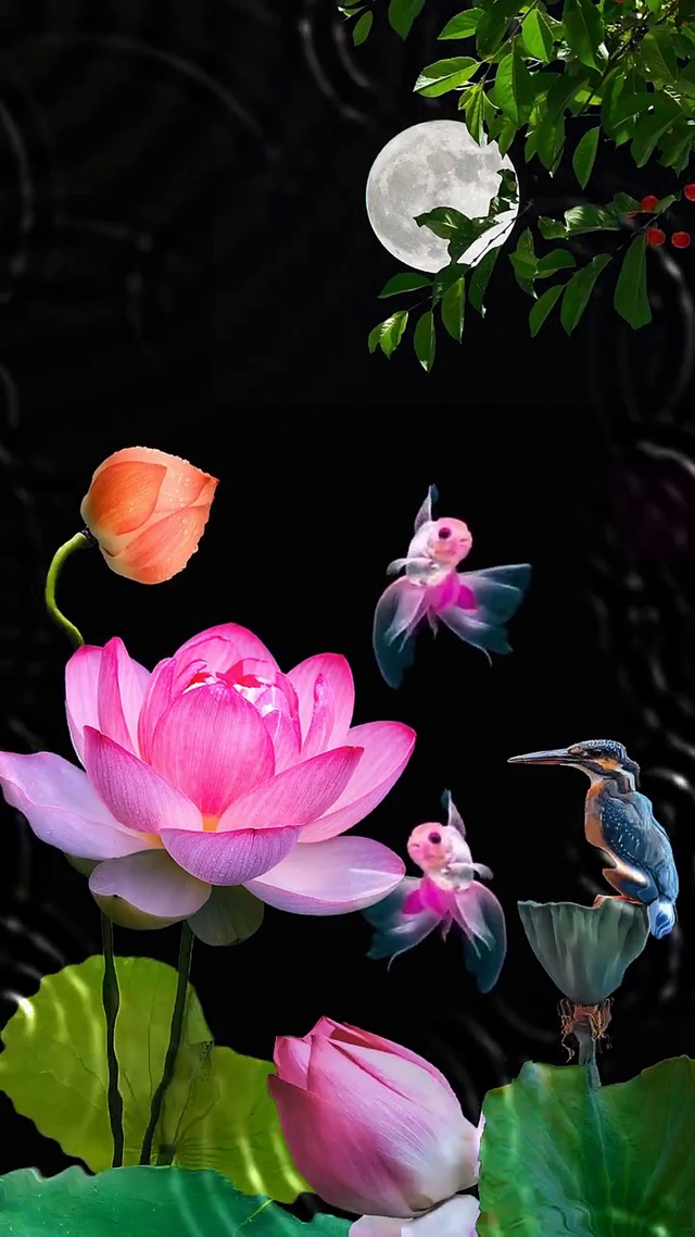 好运莲莲年年有鱼
