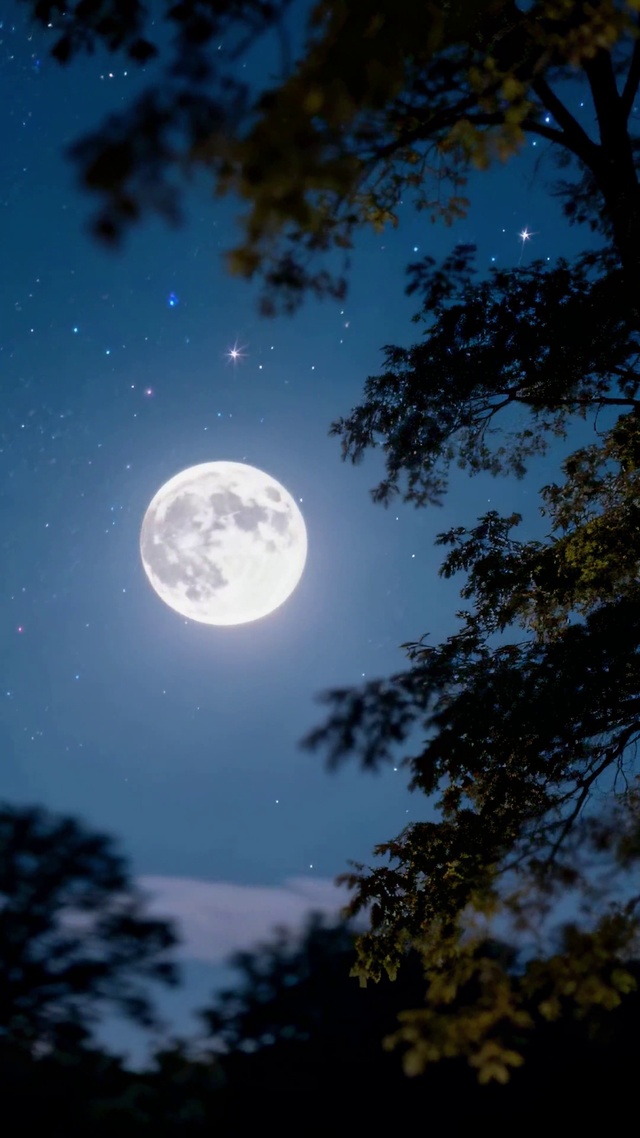 星夜月色