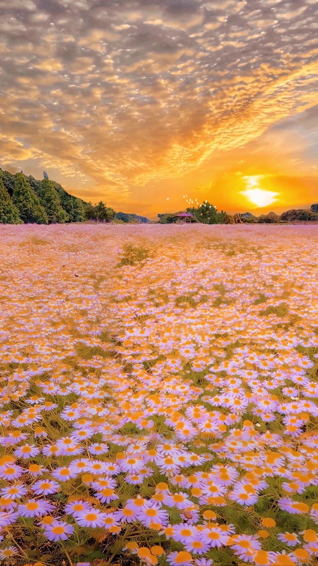 浪漫雏菊花海