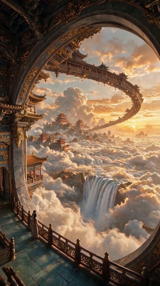 云端天宫胜景