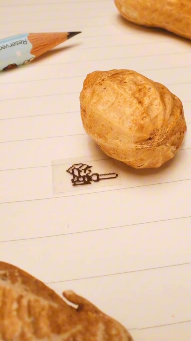 “砸核桃”