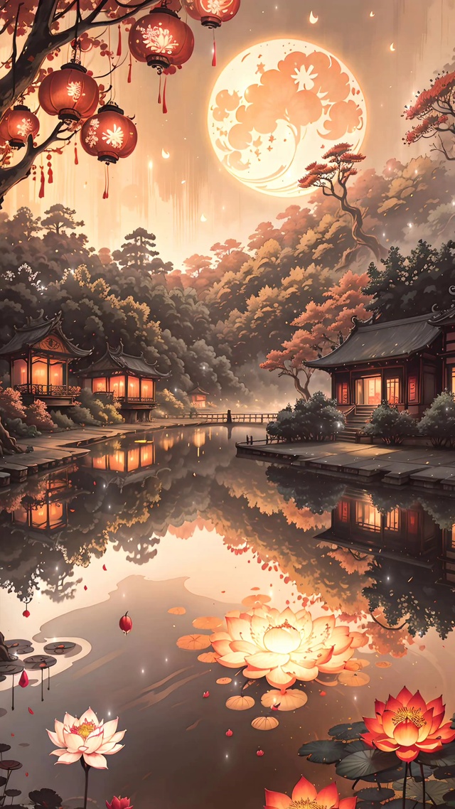 治愈系荷花小镇