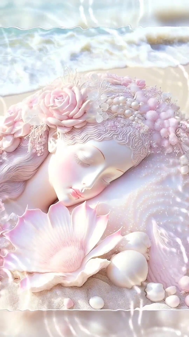 粉色美人鱼海滩