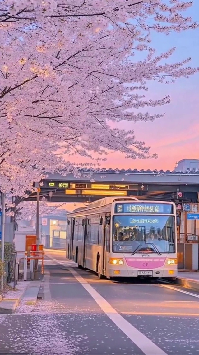 开往春天的城市公交