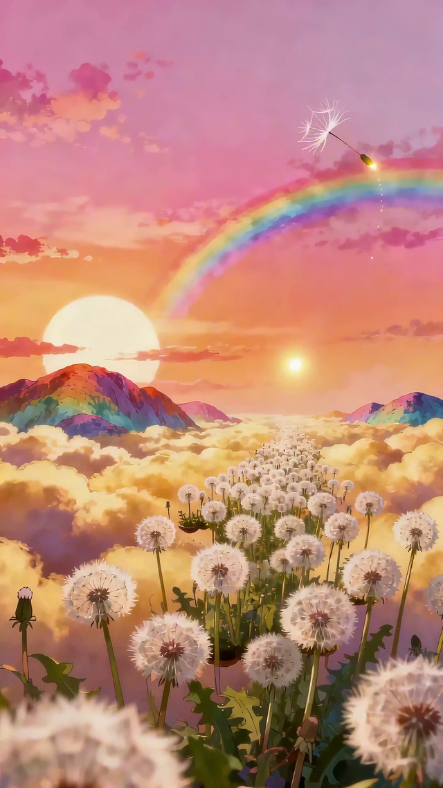 落日蒲公英