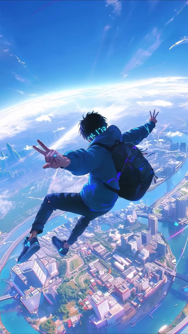 地球-天空翱翔