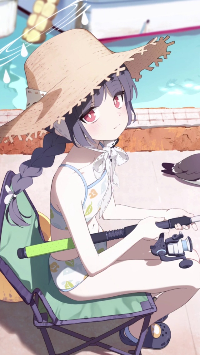 霞泽美游泳装live2d竖屏高清化纯享版