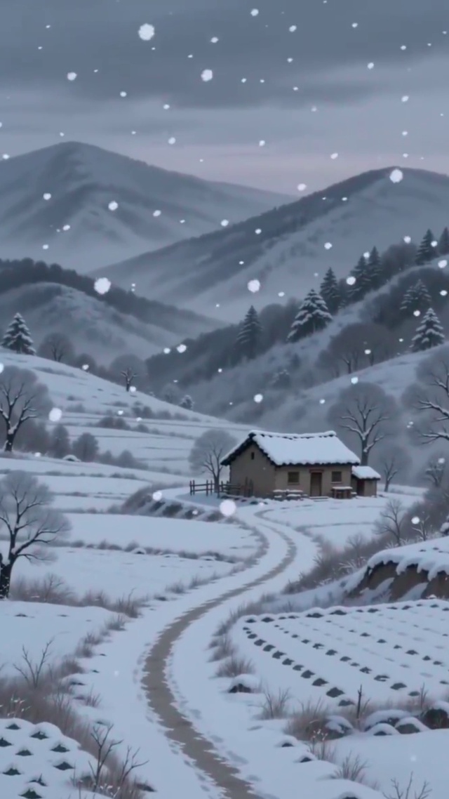 大雪纷飞