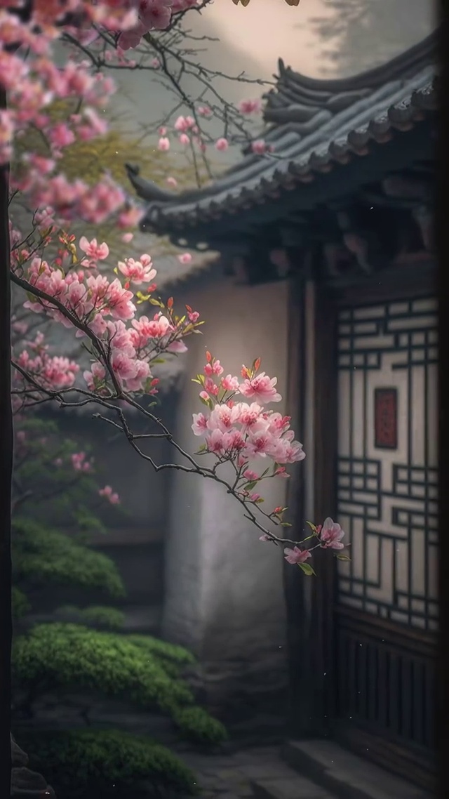 青衫烟雨客，似是故人来。