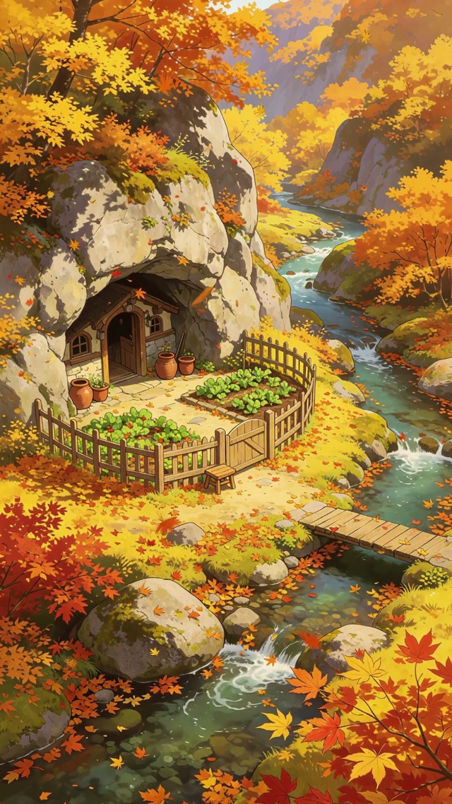 秋天动漫风景