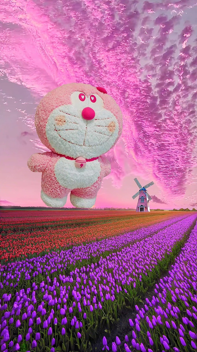 巨型粉色哆啦A梦