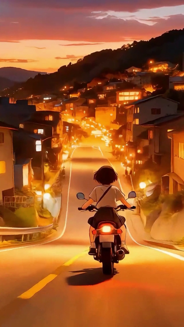 骑上我心爱的小摩托