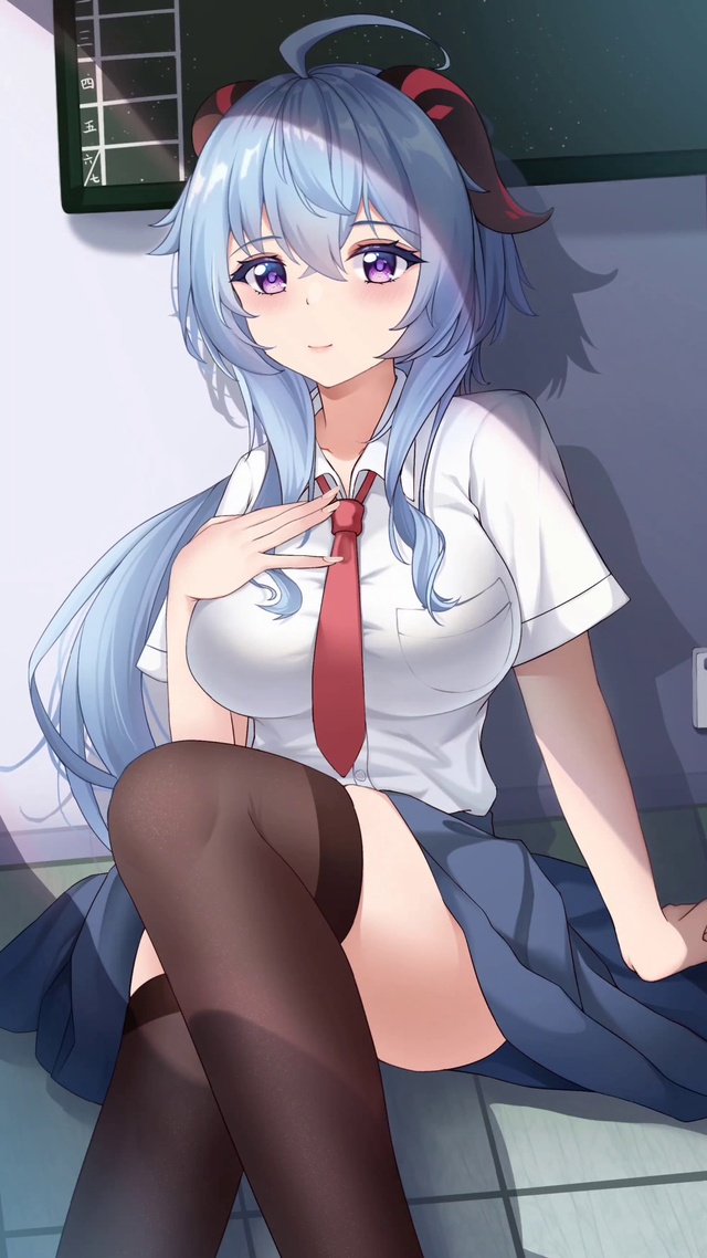 教室里的jk女孩