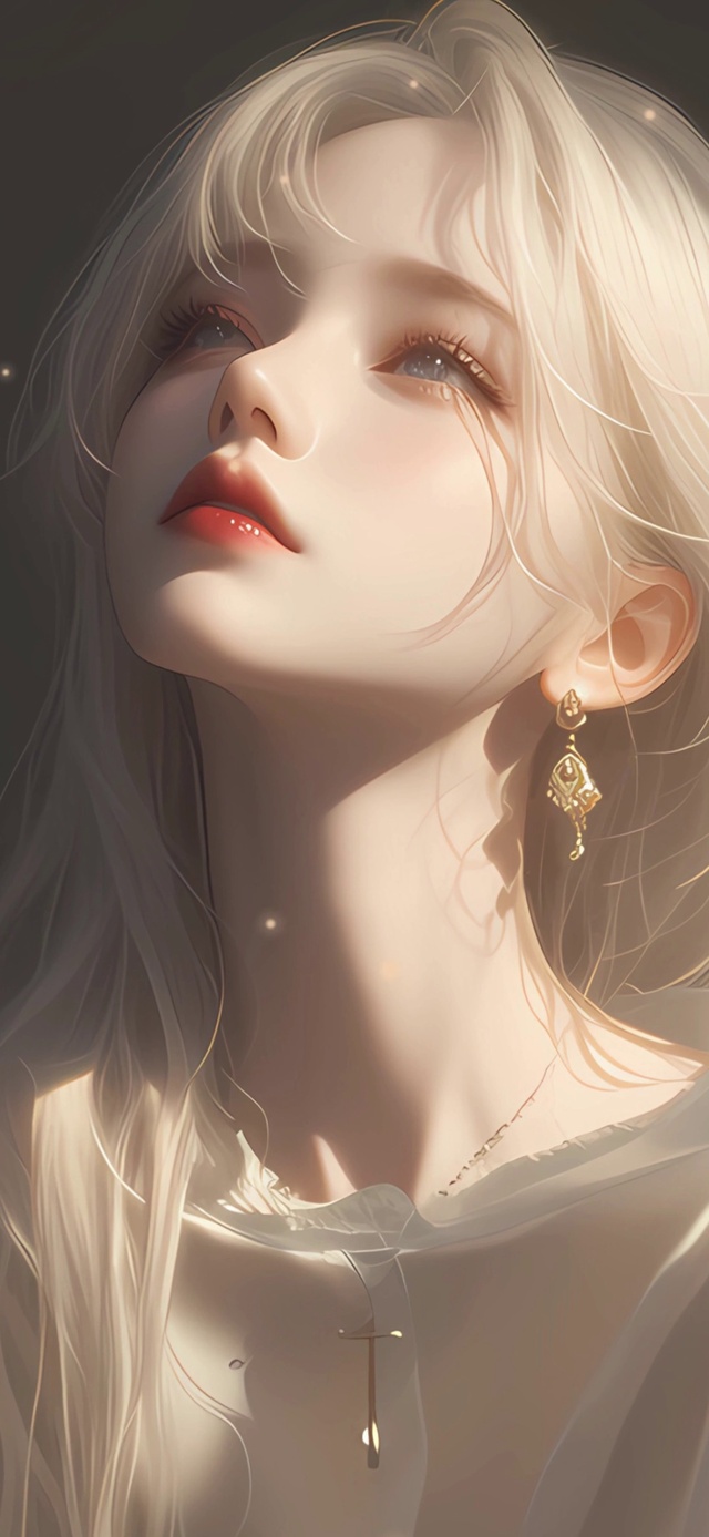 仰望星空的女孩