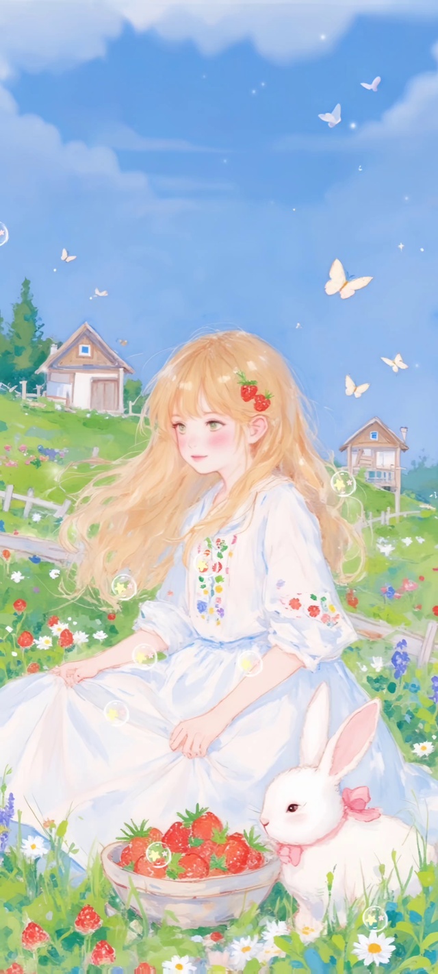 田园童话的治愈时光草莓