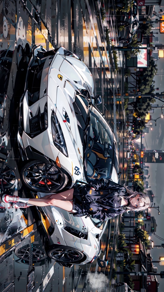 女孩汽车
