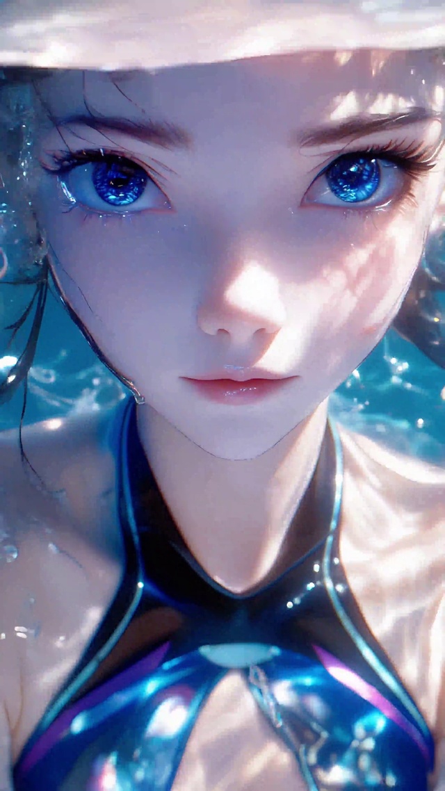 星瞳少女 柔水海蓝