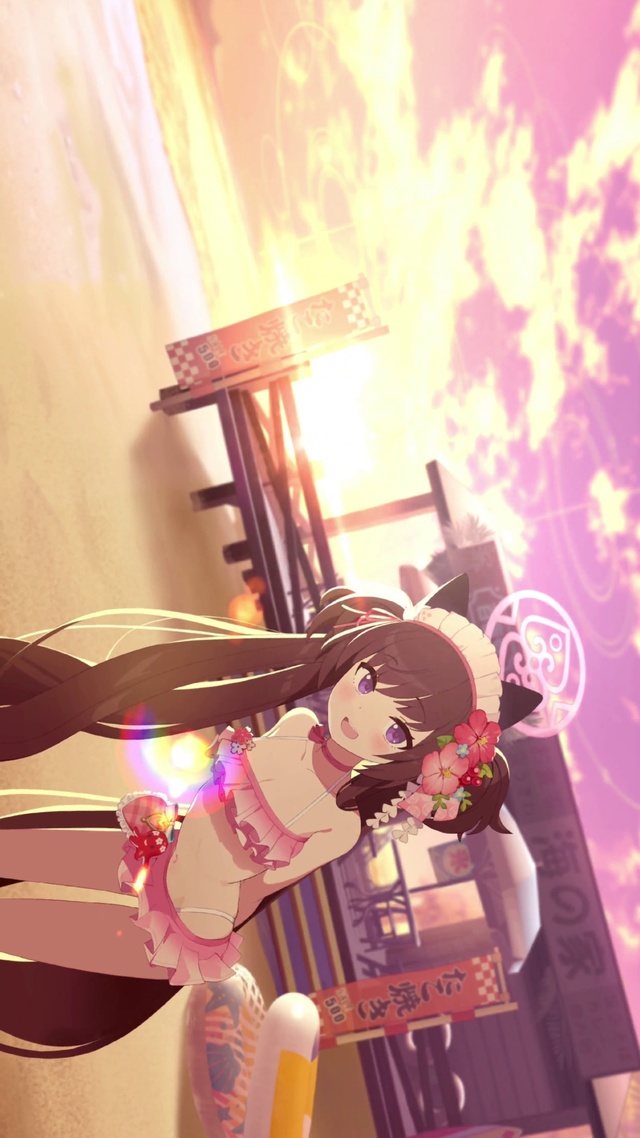 【蔚蓝档案】河和静子（泳装）live2d横屏高清化纯享版