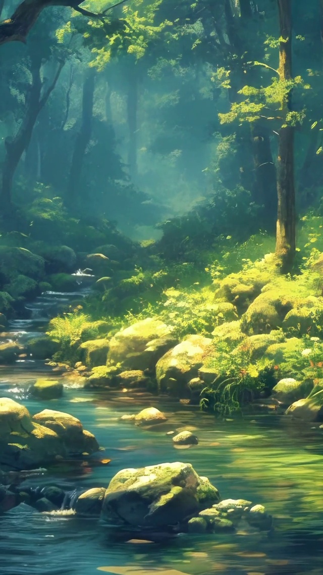 森林小溪