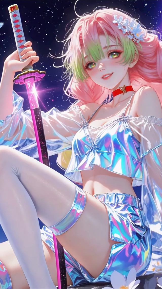 持剑炫彩少女甘露寺蜜璃