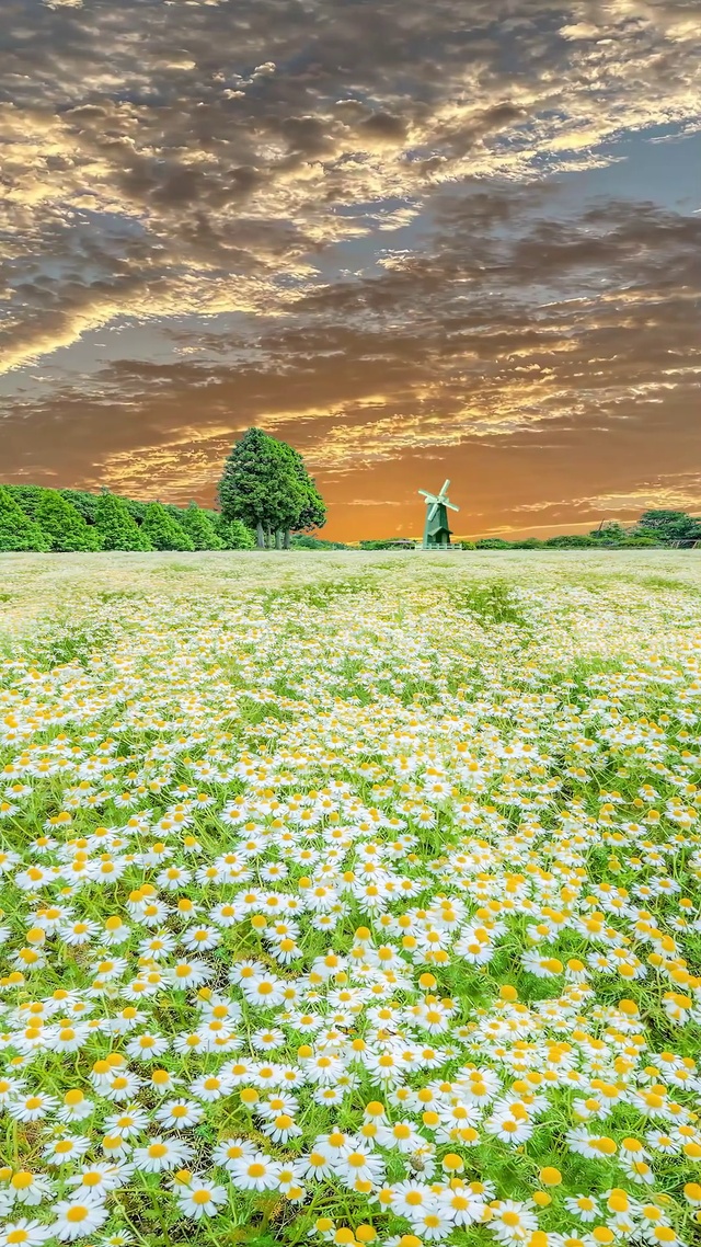 唯美雏菊