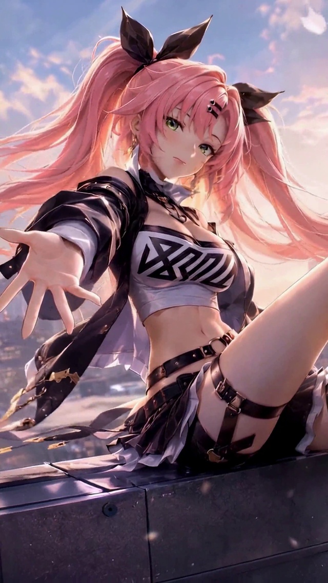 粉发都市少女