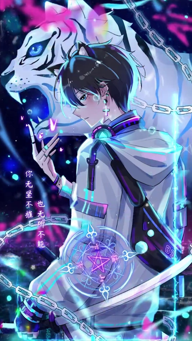 蓝色闪电老虎男孩_1