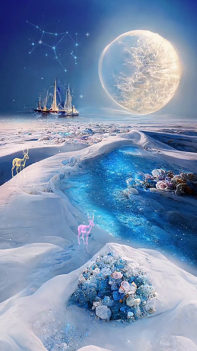 克莱因蓝 浪漫月色