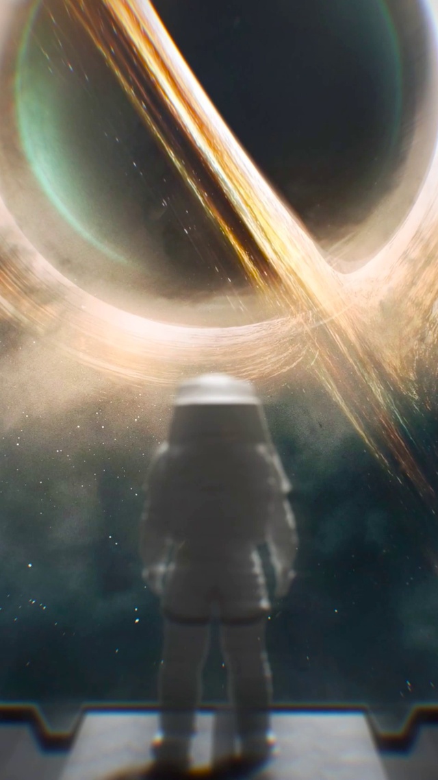 太空宇航员黑洞