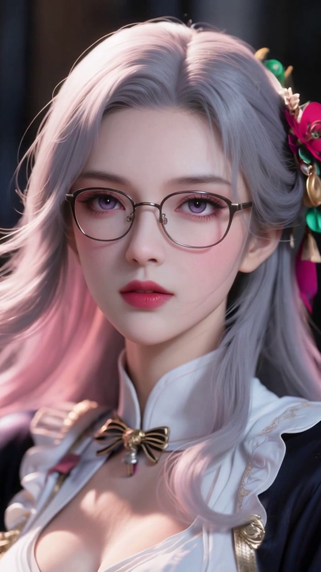 魅力眼镜制服女神