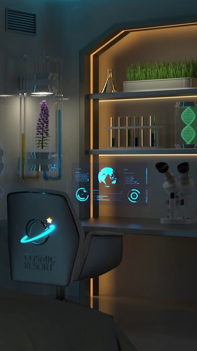 太空舱科技房间