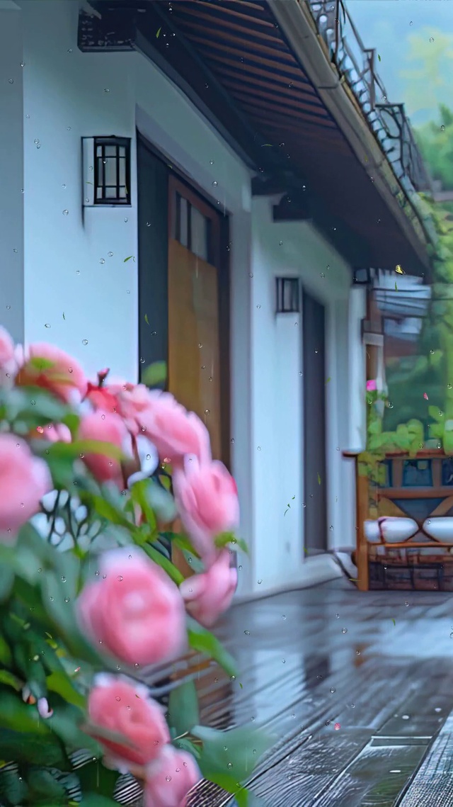 护眼竹林花草树木