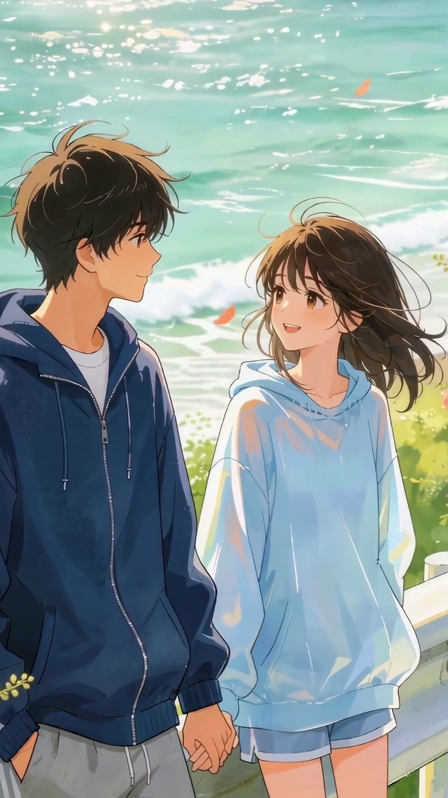 海边情侣