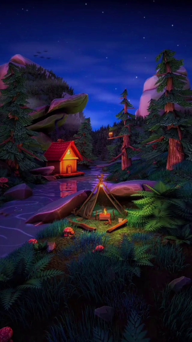 美美的山村小镇