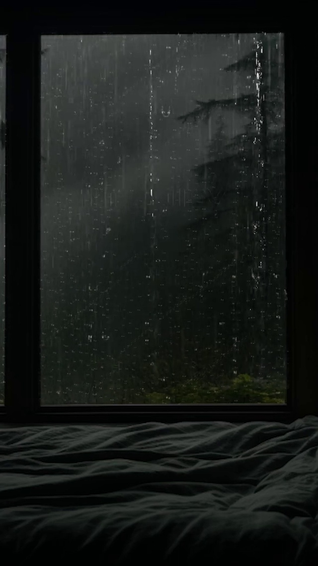 暴雨天的大房间