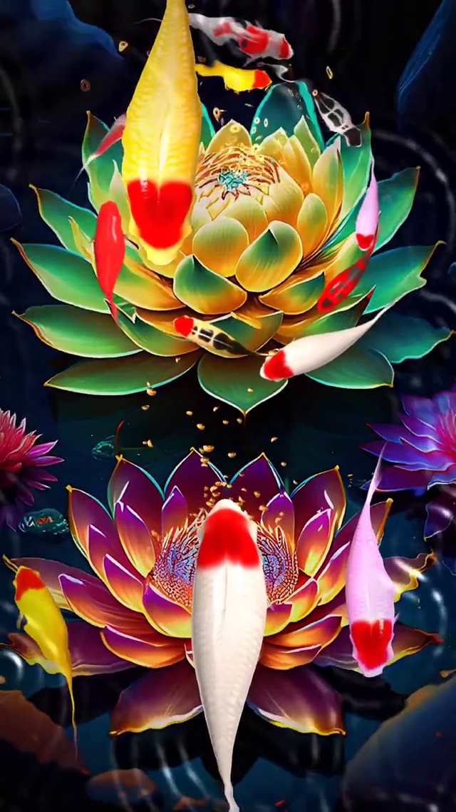 年年有鱼，好运莲莲