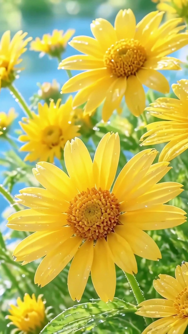 水岸雏菊