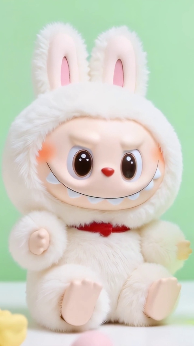 labubu甜品配汽水