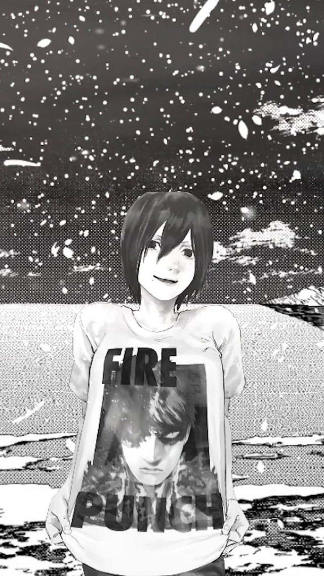 黑白女孩