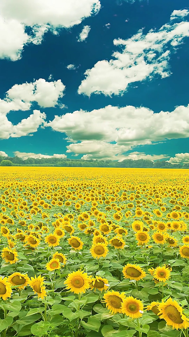 唯美向日葵花海