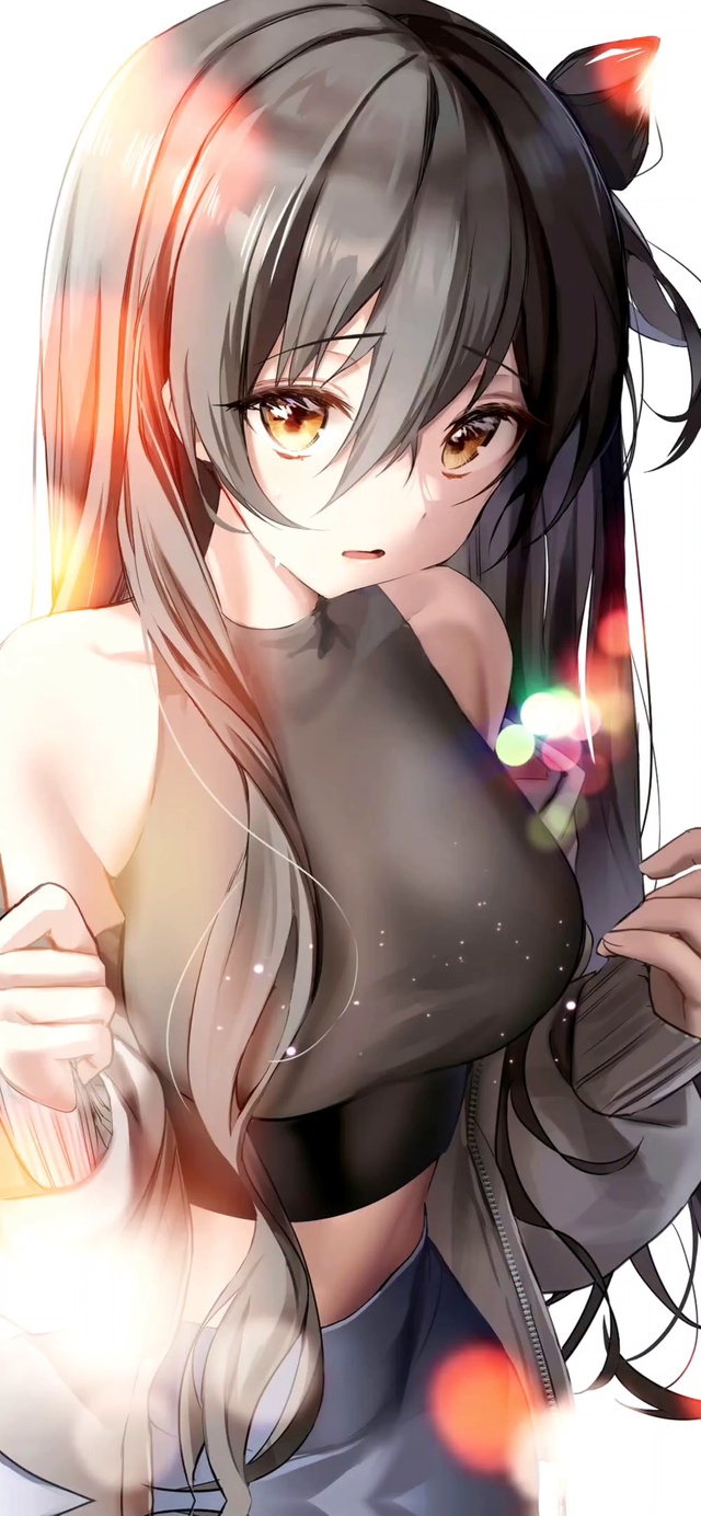 二次元害羞可爱清纯女孩