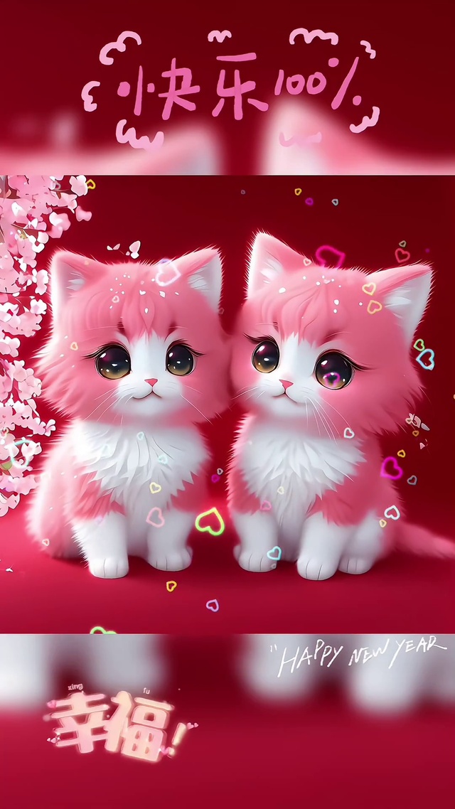 快乐100猫咪