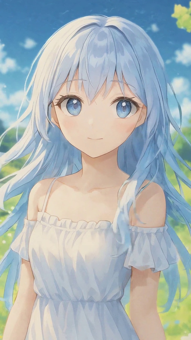 二次元可爱清纯女孩