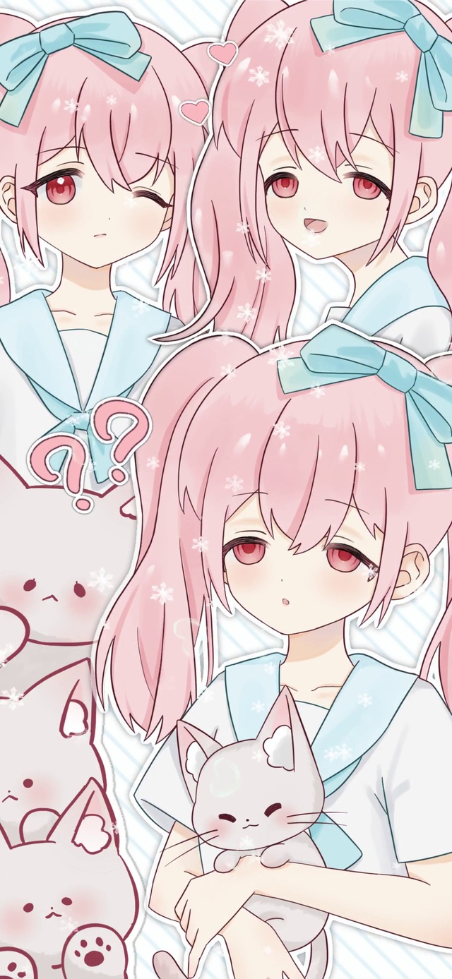 她的猫 萌系美少女