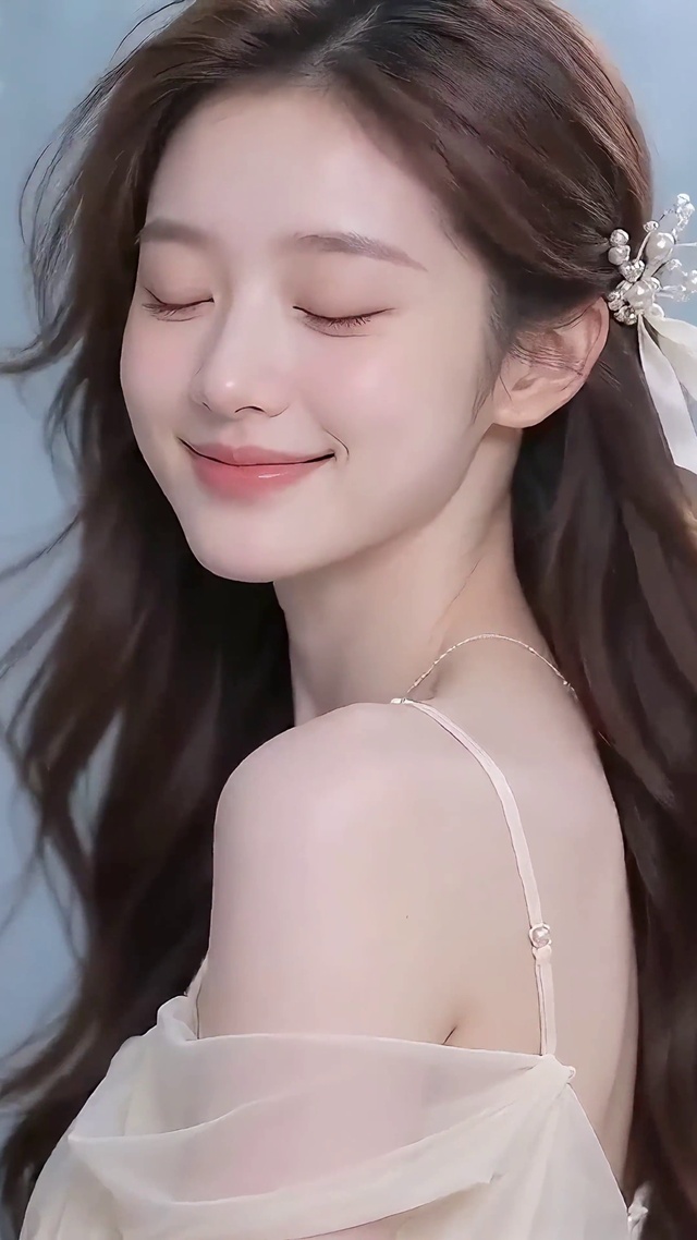 治愈微笑少女