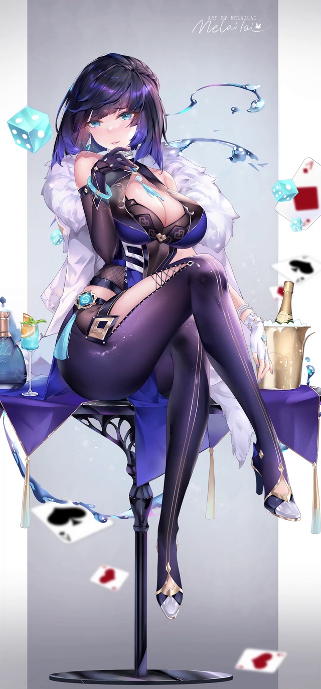 夜兰 画师:么赖赖 二创分享版 