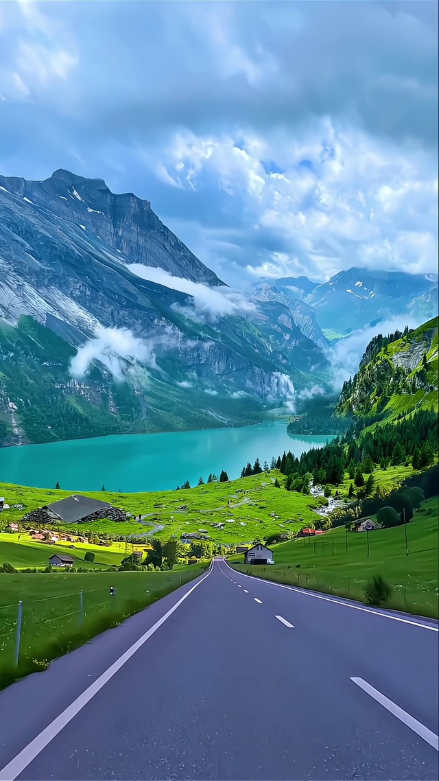 浪漫湖景